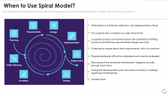 Application Development Life Cycle When To Use Spiral Model Topics PDF Application Development Life Cycle When To Use Spiral Model Topics PDF