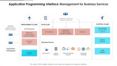 Application Programming Interface Management For Business Services Infographics PDF