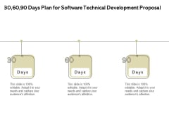 Application Technology 30 60 90 Days Plan For Software Technical Development Proposal Sample PDF
