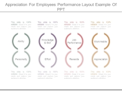 Appreciation For Employees Performance Layout Example Of Ppt Appreciation For Employees Performance Layout Example Of Ppt
