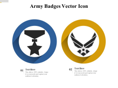 Army Badges Vector Icon Ppt PowerPoint Presentation Icon Inspiration PDF Army Badges Vector Icon Ppt PowerPoint Presentation Icon Inspiration PDF