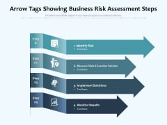 Arrow Tags Showing Business Risk Assessment Steps Ppt PowerPoint Presentation Professional Styles PDF Arrow Tags Showing Business Risk Assessment Steps Ppt PowerPoint Presentation Professional Styles PDF