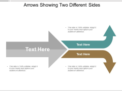 Arrows Showing Two Different Sides Ppt Powerpoint Presentation Professional Pictures Arrows Showing Two Different Sides Ppt Powerpoint Presentation Professional Pictures