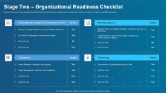 Artificial Intelligence Transformation Playbook Stage Two Organizational Readiness Checklist Clipart PDF Artificial Intelligence Transformation Playbook Stage Two Organizational Readiness Checklist Clipart PDF