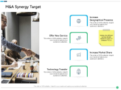 Assessing Synergies M And A Synergy Target Ppt PowerPoint Presentation Infographic Template Deck PDF Assessing Synergies M And A Synergy Target Ppt PowerPoint Presentation Infographic Template Deck PDF