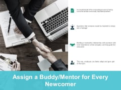 assign a buddy mentor for every newcomer ppt powerpoint presentation infographics gallery assign a buddy mentor for every newcomer ppt powerpoint presentation infographics gallery