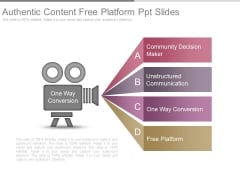 Authentic Content Free Platform Ppt Slides Authentic Content Free Platform Ppt Slides
