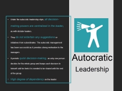 Autocratic Leadership Ppt PowerPoint Presentation Samples Autocratic Leadership Ppt PowerPoint Presentation Samples
