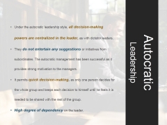 Autocratic Leadership Ppt PowerPoint Presentation Shapes Autocratic Leadership Ppt PowerPoint Presentation Shapes
