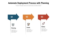 Automate Deployment Process With Planning Ppt PowerPoint Presentation File Maker PDF Automate Deployment Process With Planning Ppt PowerPoint Presentation File Maker PDF