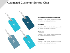 Automated Customer Service Chat Ppt Powerpoint Presentation File Elements Cpb