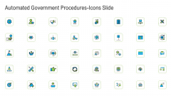 Automated Government Procedures Icons Slide Ppt Infographics Guidelines PDF