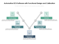 Automative ECU Software With Functional Design And Calibration Ppt PowerPoint Presentation Gallery Display PDF Automative ECU Software With Functional Design And Calibration Ppt PowerPoint Presentation Gallery Display PDF