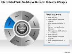 Achieve Business Outcome 8 Stages Real Estate Plan Sample PowerPoint Templates