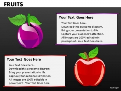 Apples And Peaches PowerPoint Templates Apples And Peaches PowerPoint Templates