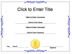 Award Recognition Certificate PowerPoint Templates Award Recognition Certificate PowerPoint Templates