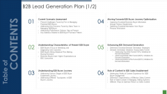 B2B Lead Generation Plan B2b Lead Generation Plan Journey Portrait PDF B2B Lead Generation Plan B2b Lead Generation Plan Journey Portrait PDF