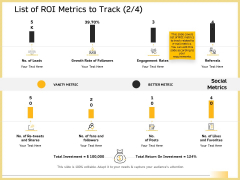 B2B Marketing List Of ROI Metrics To Track BETTER METRIC Clipart PDF B2B Marketing List Of ROI Metrics To Track BETTER METRIC Clipart PDF