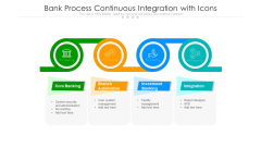 Bank Process Continuous Integration With Icons Ppt Styles Ideas PDF