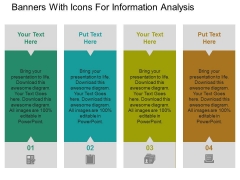 Banners With Icons For Information Analysis Powerpoint Templates Banners With Icons For Information Analysis Powerpoint Templates