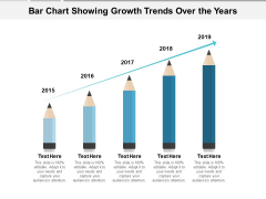 Bar Chart Showing Growth Trends Over The Years Ppt PowerPoint Presentation Slides Layout