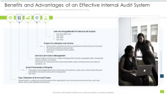 Benefits And Advantages Of An Effective Internal Audit System Ppt Model Format PDF