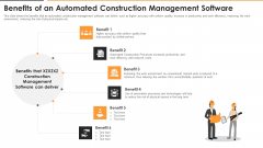 Benefits Of An Automated Construction Management Software Topics PDF