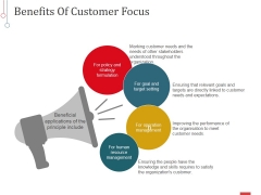 Benefits Of Customer Focus Ppt PowerPoint Presentation Infographics Styles