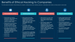 Benefits Of Ethical Hacking To Companies Ppt Model Example File PDF Benefits Of Ethical Hacking To Companies Ppt Model Example File PDF
