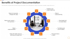 Benefits Of Project Documentation Icons PDF