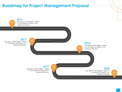 Benefits Realization Management Roadmap For Project Management Proposal Template PDF