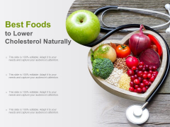Best Foods To Lower Cholesterol Naturally Ppt PowerPoint Presentation Slides Ideas