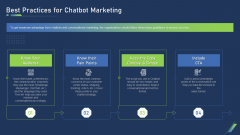 Best Practices For Chatbot Marketing Ppt Styles Brochure PDF Best Practices For Chatbot Marketing Ppt Styles Brochure PDF