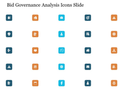 Bid Governance Analysis Icons Slide Ppt File Layout PDF