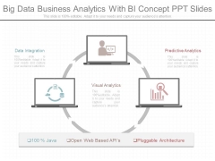Big Data Business Analytics With Bi Concept Ppt Slides