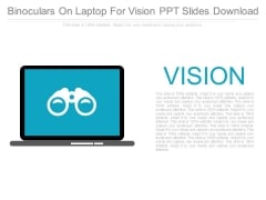Binoculars On Laptop For Vision Ppt Slides Download Binoculars On Laptop For Vision Ppt Slides Download