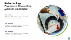 Biotechnology Pharmacist Conducting Medical Experiment Graphics PDF Biotechnology Pharmacist Conducting Medical Experiment Graphics PDF