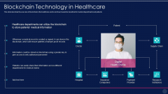 Blockchain Technology Framework IT Blockchain Technology In Healthcare Icons PDF