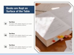 Books Are Kept On Surface Of The Table Ppt PowerPoint Presentation File Clipart PDF Books Are Kept On Surface Of The Table Ppt PowerPoint Presentation File Clipart PDF