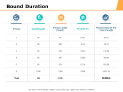 Bound Duration Ppt PowerPoint Presentation Slides Images Bound Duration Ppt PowerPoint Presentation Slides Images