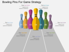 Bowling Pins For Game Strategy Powerpoint Templates Bowling Pins For Game Strategy Powerpoint Templates