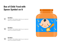 Box Of Child Food With Spoon Symbol On It Ppt PowerPoint Presentation File Pictures PDF Box Of Child Food With Spoon Symbol On It Ppt PowerPoint Presentation File Pictures PDF