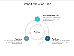 Brand Evaluation Plan Ppt PowerPoint Presentation Styles Background Images Cpb Pdf