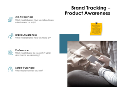 Brand Identity How Build It Brand Tracking Product Awareness Ppt Gallery Brochure PDF Brand Identity How Build It Brand Tracking Product Awareness Ppt Gallery Brochure PDF