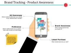 Brand Tracking Product Awareness Ppt PowerPoint Presentation Layouts File Formats
