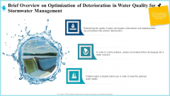 Brief Overview On Optimization Of Deterioration In Water Quality For Stormwater Management Graphics PDF Brief Overview On Optimization Of Deterioration In Water Quality For Stormwater Management Graphics PDF