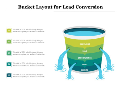 Bucket Layout For Lead Conversion Ppt PowerPoint Presentation Infographics Mockup PDF