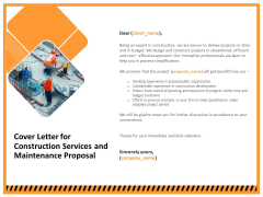 Building Assembly Conservation Solutions Cover Letter For Construction Services And Maintenance Proposal Brochure PDF Building Assembly Conservation Solutions Cover Letter For Construction Services And Maintenance Proposal Brochure PDF
