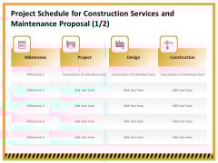 Building Assembly Conservation Solutions Project Schedule For Construction Services And Maintenance Proposal Demonstration PDF Building Assembly Conservation Solutions Project Schedule For Construction Services And Maintenance Proposal Demonstration PDF