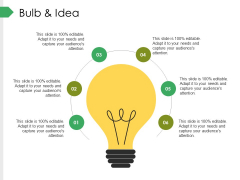 Bulb And Idea Ppt PowerPoint Presentation Inspiration Format Ideas Bulb And Idea Ppt PowerPoint Presentation Inspiration Format Ideas